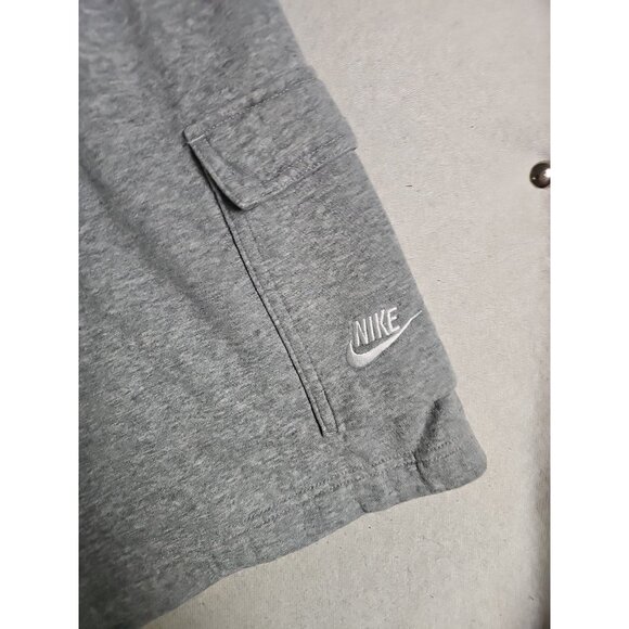 Nike Sportswear Club Cargo Fleece Shorts Dark Heather Grey Size XXL - Picture 4 of 6